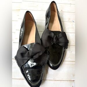 Kate Spade patent loafers